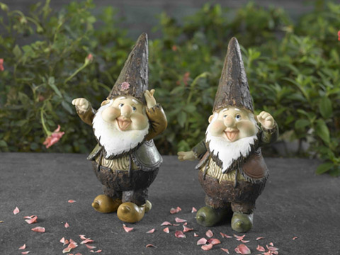 HGL10031-HGL10035 Poly Forest Gnome Tabletop